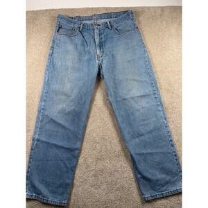 Vintage Levis 550 Jeans Men 38x30 Blue Denim Straight Leg Medium Wash Streetwear